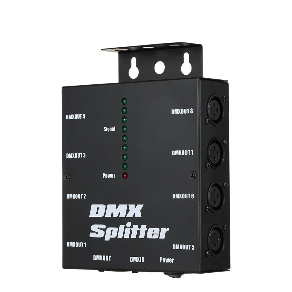 Dmx512 Optischer Splitter 8 Kanäle Verteilerverstärker Für Party Dj Show Club Disco Ktv Bühnenlicht,eu-stecker