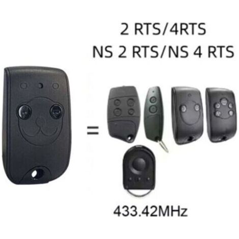 Green Mobility-télécommande De Porte De Garage Compatible Ns 2rts 433,42 Mhz, Compatible Avec O2rts / 4rts / Ns