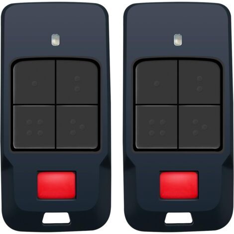 Rhg 2 Émetteurs De Garage Compatibles Avec Bft Mitto Cool C4 433mhz, Codage Rolling Code, Mitto Cool C2, Mitto Cool C4, Télécommandement Universel Pour Porte De Garage