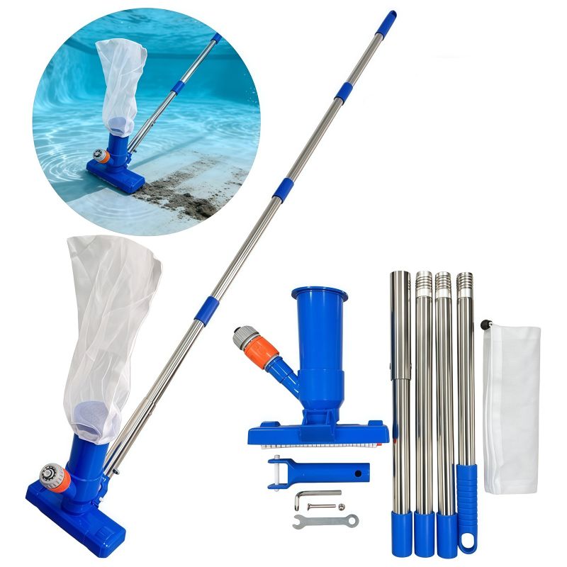 Manueller Poolroboter – Reinigungsset Mit 155 Cm Teleskopstange Und Filterbeutel