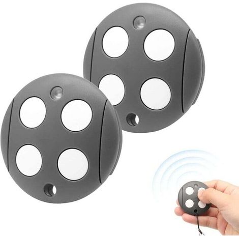 Sabir Télécommande Portail Compatible Avec Mhouse Gtx4 433,92 Mhz, Bip Portail Porte De Garage, 4 Canaux, Code De Roulement (lot De 2)