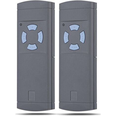 Green Mobility-lot De 2 Émetteurs Portatifs 868 Mhz Pour Ouvre-portes De Garage Hörmann Hs4-868, Code Fixe Pour Hörmann Hs4-868, Hse4-868 Et Hsm4-868.