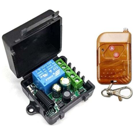 Green Mobility-système De Télécommande Radio Ac90v-256v Avec Éclairage/lampe Led, Couvercle De Pompe À Eau Et Bouton-poussoir. Émetteur-récepteur Sans Fil Pour Porte De Garage, 433 Mhz, 1 Canal, Mome