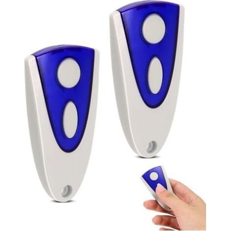 Green Mobility-lot De 2 Télécommandes De Porte De Garage Compatibles Avec Les Modèles Novoferm Novotron 502 Max43-2 Et Novotron 512 Mix43-2 (433,92 Mhz).