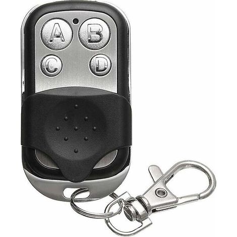 (4 Cls) Bouton Poussoir En Mtal Cl De Porte De Garage Lectrique Contrle D'Accs Universel Alarme De Scurit Copie De La Tlcommande Sans Fil Tlcomman