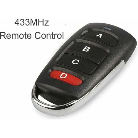 1 Télécommande Universelle Pour Ouverture De Porte De Garage Électrique, 433 Mhz
