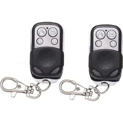 Télécommande Porte Garage 433.92mhz Double Pack Compatible Modèles 302 304 313 220 250 252 4 Boutons