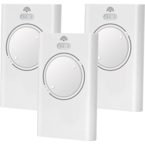 Set Of 2 Remote Control Gate 868 Mhz Compatible With Faac Xt4 868 Slh Lr, Xt4 868 Slh, Xt2 868 Slh Lr, Xt2 868 Slh (3 Pieces)