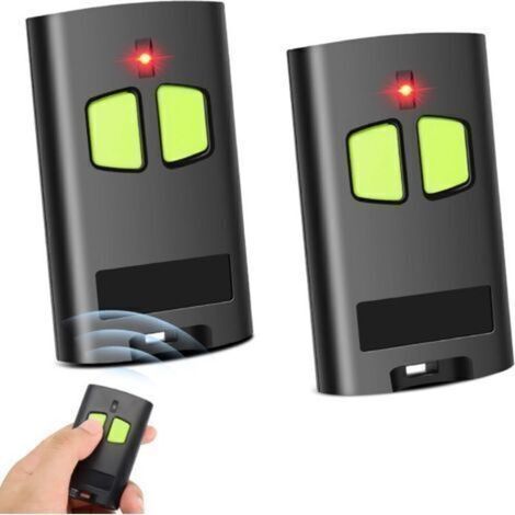 2pcs Telecommande Portail Compatible Avec Benincà To.go 2va, Telecommande Garage 433,92 Mhz 2 Canaux, Télécommande Avec Double Codage Advanced Rolling Code Et Rolling Code