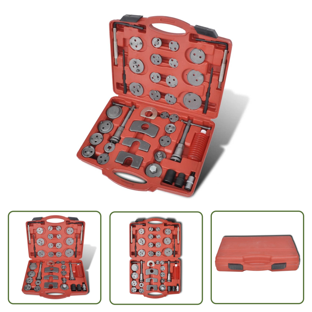 Bremskolbenrücksteller Werkzeugsatz 40-tlg. - Bremskolbenrücksetzer - Bremssystem - Autowerkstatt - Handwerkszeug - Stahlwerkzeug
