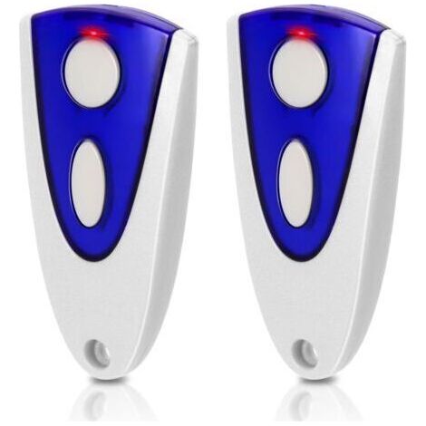 434,92mhz Telecommande Portail,lot De 2 Telecommande Porte De Garage Compatible Avec Novotron,télécommande Novotron 502 Max43-2 512 Mix43-2, 2 Canali,blu