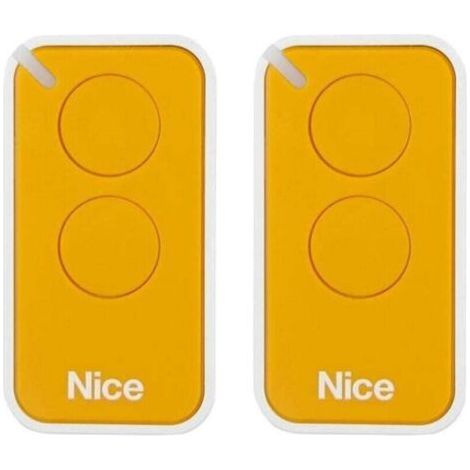 Nice Émetteur Era Inti, 2 Canaux 2pcs Jaune