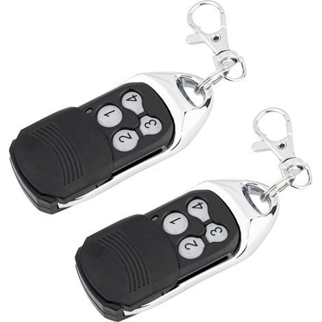Honornic - Émetteur Portatif Crawford Ea433 2ks/4ks - Lot De 2 - Télécommande À Code Défilant 433,92 Mhz