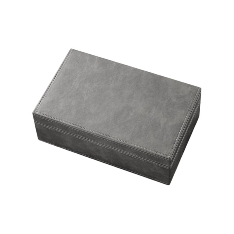 Faraday-box, Schutzhülle Aus Leder Gegen Rfid-signalblockierung, Signalblocker, Diebstahlsicherung Für Autoschlüssel Und Handy (hellgrau)
