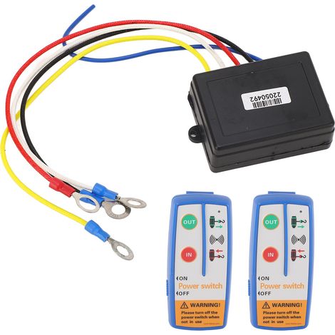Treuil Électrique, Système De Télécommande Sans Fil, Interrupteur 120w 12-24v, Remplacement Pour Camion Atv Suv