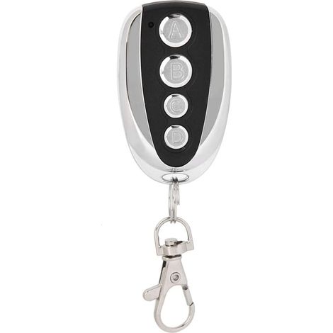 Émetteur À Main 433 Mhz Porte De Garage Télécommande, Compatible Avec Les Modèles Nice Flor-s, Pour Porte De Garage Programmable À Distance Rt1000 Et Moteur De Contrôleur De Porte De Garage