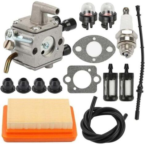 Vergaser Für Freischneider, Kompatibel Mit Stihl Fs120, Fs200, Fs250, Fs300, Fs350, Fr350, Fr450 Und Fr480. Luftfilter-set Für Vergaser, Ersatzteil 4134 120 0653.