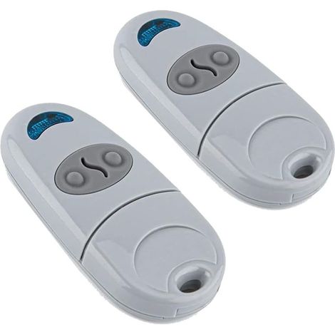Telecommande Universelle Portail, 2pcs Telecommandes Portatives 433, Télécommande Garage Portail Universelle Top432ee, 432, 432ev, 432, 432a, 432m, 432s, T432, 433.92mhz