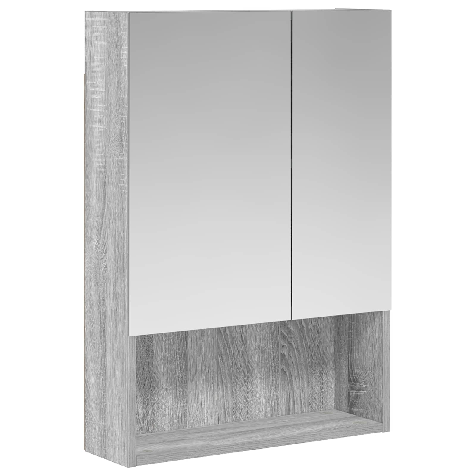 Badezimmerspiegelschrank Sonoma-grau 50 X 14,5 X 70 Cm Vidaxl