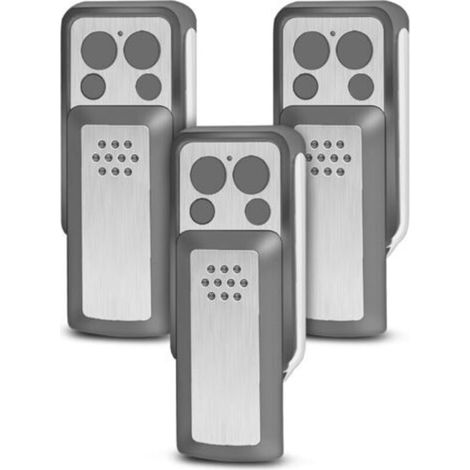 433,92 Mhz Télécommande Portail Pour 114253, Old 104250, Red 104257, 104251, 104350, 4 Canaux, Telecommande Portail Avec Piles Incluses (3)