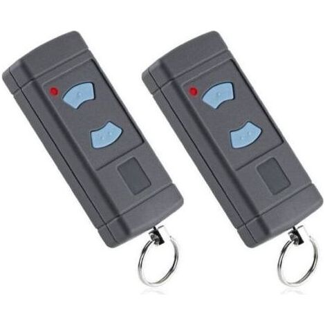 2pcs Télécommande De Porte De Garage 868 Mhz Pour Hormann Hse2-868, Hsm4-868, Hs4-868, Hs1-868, Hsm2-868, Compatible Avec Les Ouvre-portes De Garage Portables Garador Promatic. Bouton Bleu Universel.