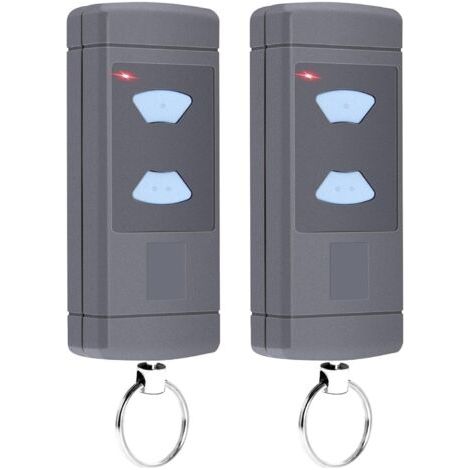 Lot De 2 Émetteurs Manuels Pour Porte De Garage Hse2-868, Hsm4-868, Hs4-868, Compatible Avec Blue Buttons 868.3mhz Télécommande De Garage, 2 Canaux