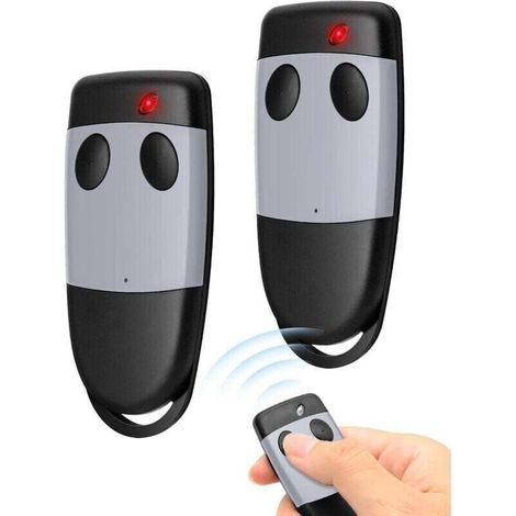 2 Parties Telecommande Portail 433.92 Mhz Pour Cardin S449 Qz1, S449 Qz2, Télécommande De Portail Pour Cardin Txq449100 Txq449200, Rolling Code, 2 Canaux, Pour Porte De Garage Cardin (2pcs)