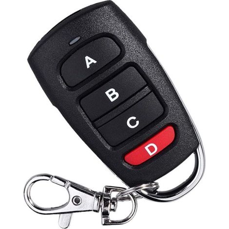 1 X Porte De Garage Universelle Télécommande Porte Électrique Clonage Télécommande 433 Mhz Apprentissage Programmable