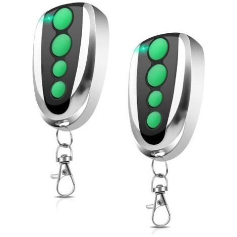 433,92 Mhz Télécommande Compatible Avec Tous Topens M12,4 Boutons Télécommande Portail Pour Ouverture Automatique Du Portail De Garage Émetteurs Sans Fil Contrôleur(2 Pièce)