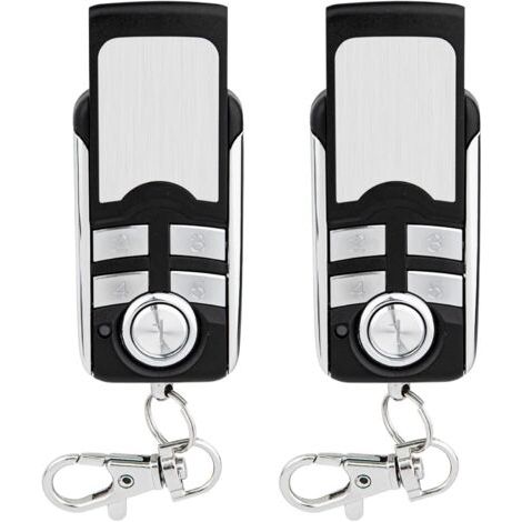 Émetteur Portatif Bisecur 868 Mhz Compatible Avec Les Télécommandes D'Ouvre-porte De Garage Hormann Bs Hse1/hse2/hse4/hse5-868-bs, Hs1/hs4/hs5-868-bs, Hss4-868-bs, Hsd2-868-bs, Hsp4-868-bs, 2 Pièces