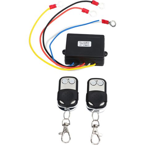 Kit Récepteur De Commutateur De Télécommande De Treuil Sans Fil 12v 24v, Universel Pour Camion Atv Suv