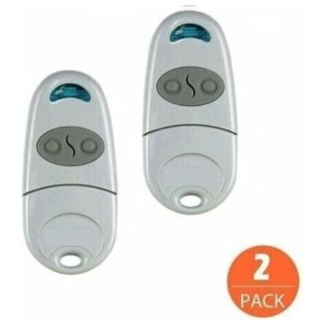 Thsinde – Télécommande 433,92 Mhz Pour Porte De Garage – 2 Canaux – Portée Jusqu'à 150 Mètres – Compatible Avec Systèmes De Sécurité - Top432na-