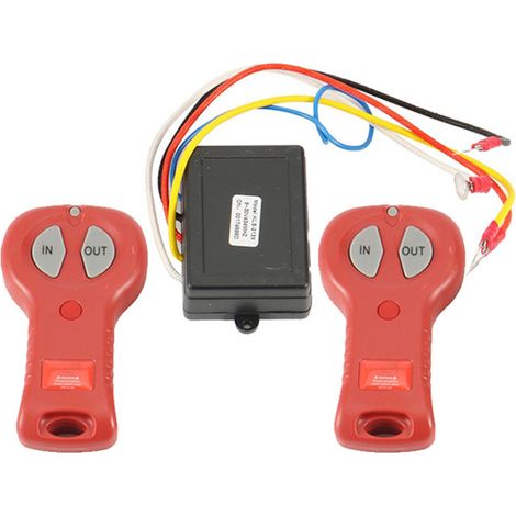 Kit De Télécommande De Treuil Sans Fil Dc12v 24v, Réponse Rapide Et Efficace, Haute Sécurité Pour Camion, Vtt, Suv