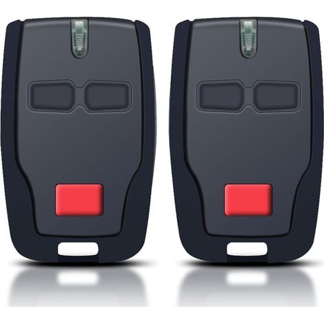 Telecommande Porte De Garage Pour Bft Mitto 2 B Rcb,433 Mhz Télécommande 2 Canaux Pourrolling Bft Mitto 2, Kleio, Ghibli, Trc 2, Kleio, Ghibli, Tr(2pcs)