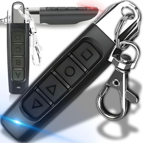 Telecommande Universelle Portail, 4 Boutons Pour Porte De Garage, 433,92 Mhz, 4 Canaux Telecommande, Duplicateur Pour Porte, 2pcs, Télécommande De Portail Moderne Universelle