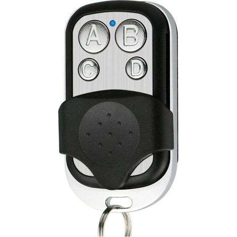 2 Pièces Télécommande Portail Universelle, Fréquence 433,92 Mhz Pour Portail Automatique, Large Rayon Télécommande Universelle Pour Portail Programmable Code Fixe Batterie 12 V Incluse