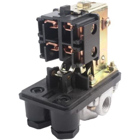 Vertikaler 4-port-druckschalter Für Luftkompressoren, Automatischer Druckregler, Kompatibel Mit Kompressorpumpen, Pneumatisches Zubehör, Professioneller Einsatz, Ersatzteil -