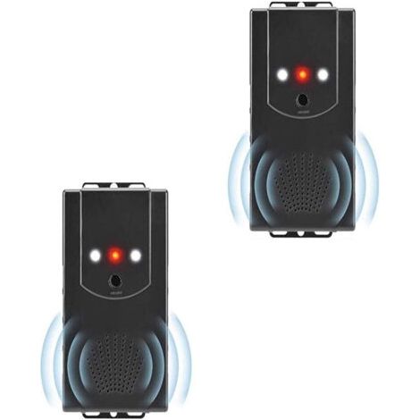 2 Pack Répulsif Ultrason Anti-fouine Pour Voiture Auto Garage Maison Repeller Anti-martres, Fouines, Renards, Ratons Laveurs Et Rongeurs