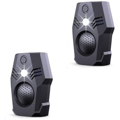 2 Pack Répulsif À Ultrasons Anti-parasites, Anti-souris, Anti-araignées, Anti-chauves-souris, 4 Modes Pour Maison, Appartement, Restaurant