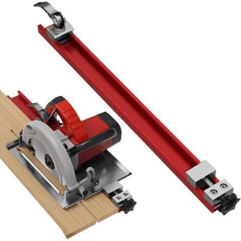 Rail De Guidage Pour Scie Circulaire, Accessoires Pour Scies Circulaires, Base Réglable Avec Serrage Précision Pour Travail Du Bois Bricolage Charpente Et Construction