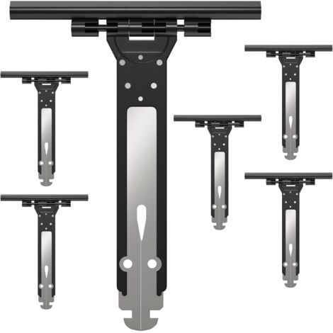 Ipow Lot De 6 Attache Souple Volet Roulant En Acier Et Nylon,155mm Ressort De Suspension Universel Pour Fixation De Lame Volet Roulant Électrique/manuel/solaire,accroche Tablier Compatible Avec Somfy