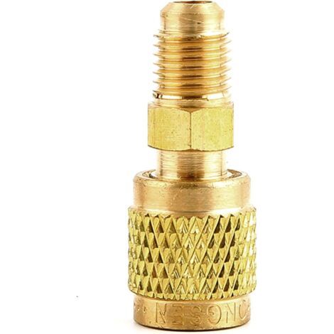 Cable Adaptateur Connecteur De Tuyau R22 R134a Vers R32 R410a Taille 6,35 Mm À 5/16 Pour Climatiseur