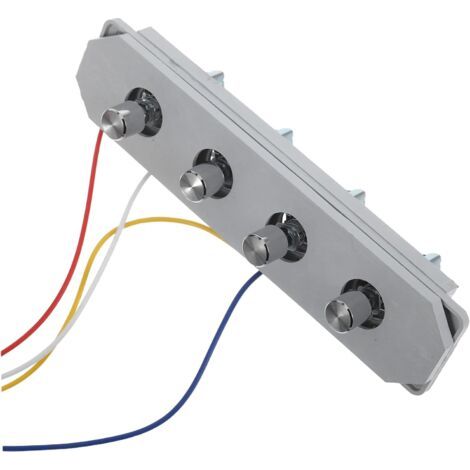 Interrupteurs De Clavier En Plastique Pour Hotte Aspirante 4 Boutons Pièces Détachées Remplacement Facile Compatible La Cuisine Et Restauration