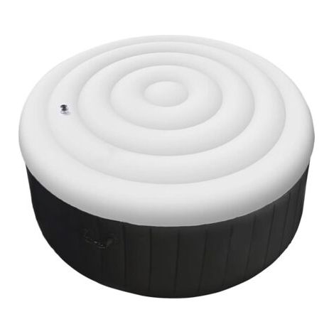 Couvercle Gonflable Rond Pour Spa,couvercle De Spa Gonflable, Couverture De Bain Gonflable Thermiquement Isolée（blanc）