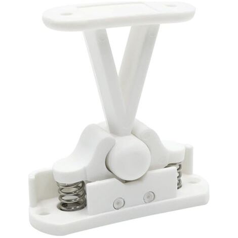 Bloc Porte Camping Car En Forme De T Muet Bloc Porte Caravane En De Nylon Arret De Porte Utilisé Pour Camping En Vr Bateaux Armoires,7×7.5cm(blanc)