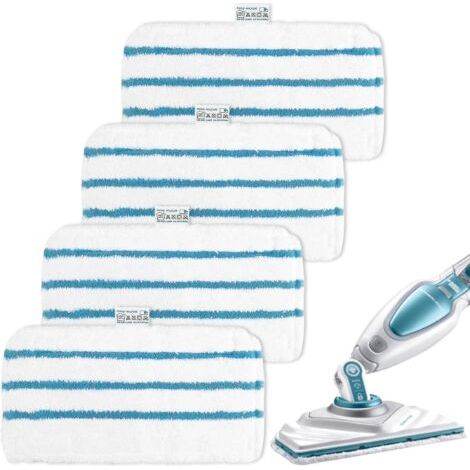 4 Lingettes Pour Black Et Decker Balais Vapeur Fsmp20 Remplacement Pour Steam Mop Fsm1630 Accessoires Pour Black Et Decker Nettoyeur Vapeur Alternative À Fsm1616 Fsmh13e5 Fsm1321 Fsm1605
