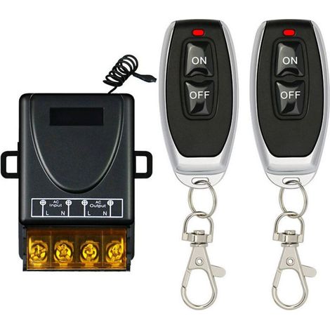 Télécommande Sans Fil Pour Moteur De Pompe Électrique Triphasé Haute Puissance 30a Télécommande Unidirectionnelle Pouvant Pénétrer Dans Le Mur-2pcs