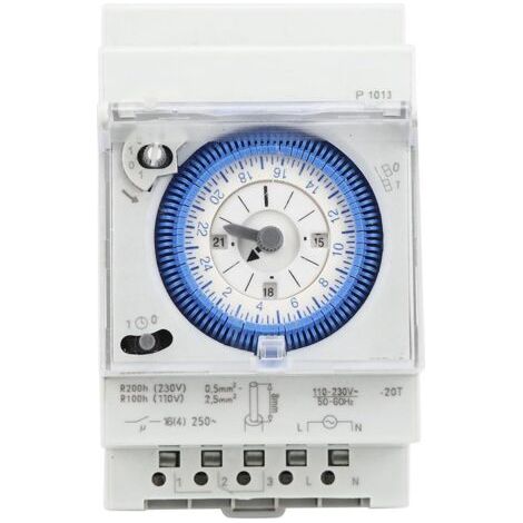 Barkbusters Mechanische Pooluhr 16a 250v Timer Pooluhr Wasserheizung 15 Minuten 24 Stunden Für Haus, Küche, Außenbeleuchtung