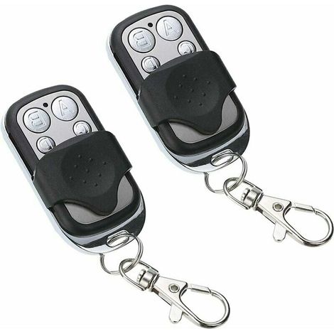 Age Télécommande Universelle [2 Pièces], Télécommande De Porte Universelle 433 Mhz Pour Portes De Garage Automatiques