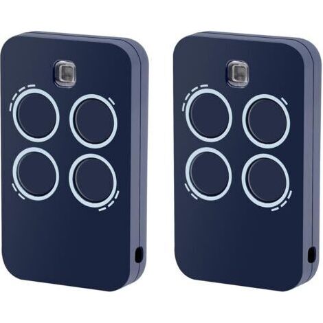 Barkbusters Lot De 2 Télécommandes De Remplacement Pour Ouvre-porte De Garage 4 Canaux, Compatibles Avec Genius Echo Tx4 Rc 433 Mhz